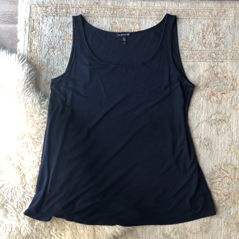 Eileen Fisher Matte Soft Silk Tank